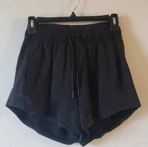 Lululemon black, high-waisted shorts